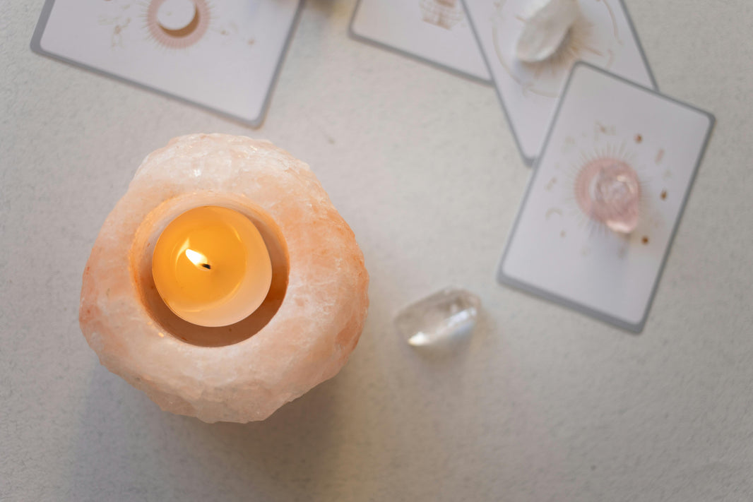 Create Home Decor Magic with Himalayan Salt Candle Holders