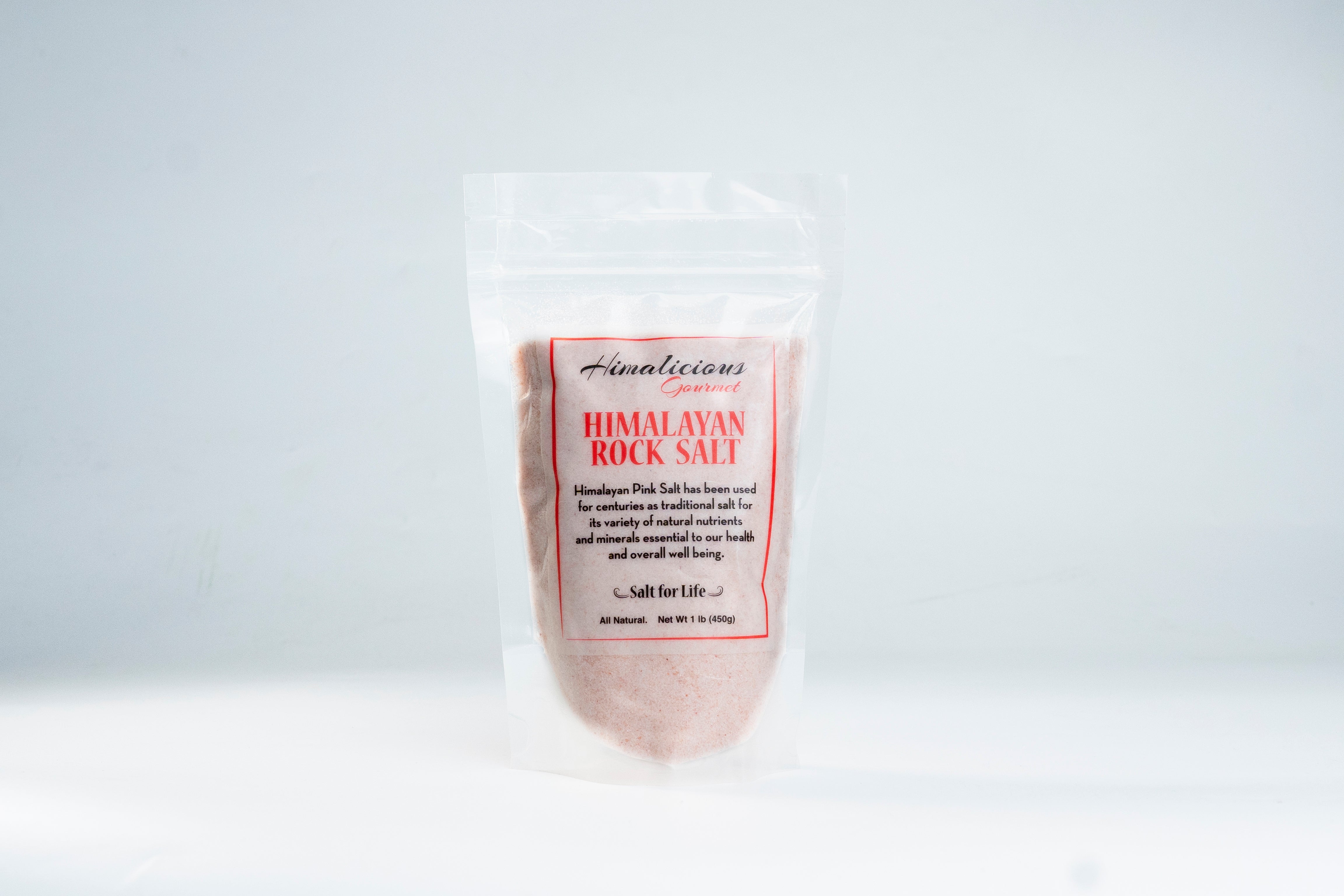 Pink Himalayan Salt Bulk, 1 lb. Bag Fine Grain