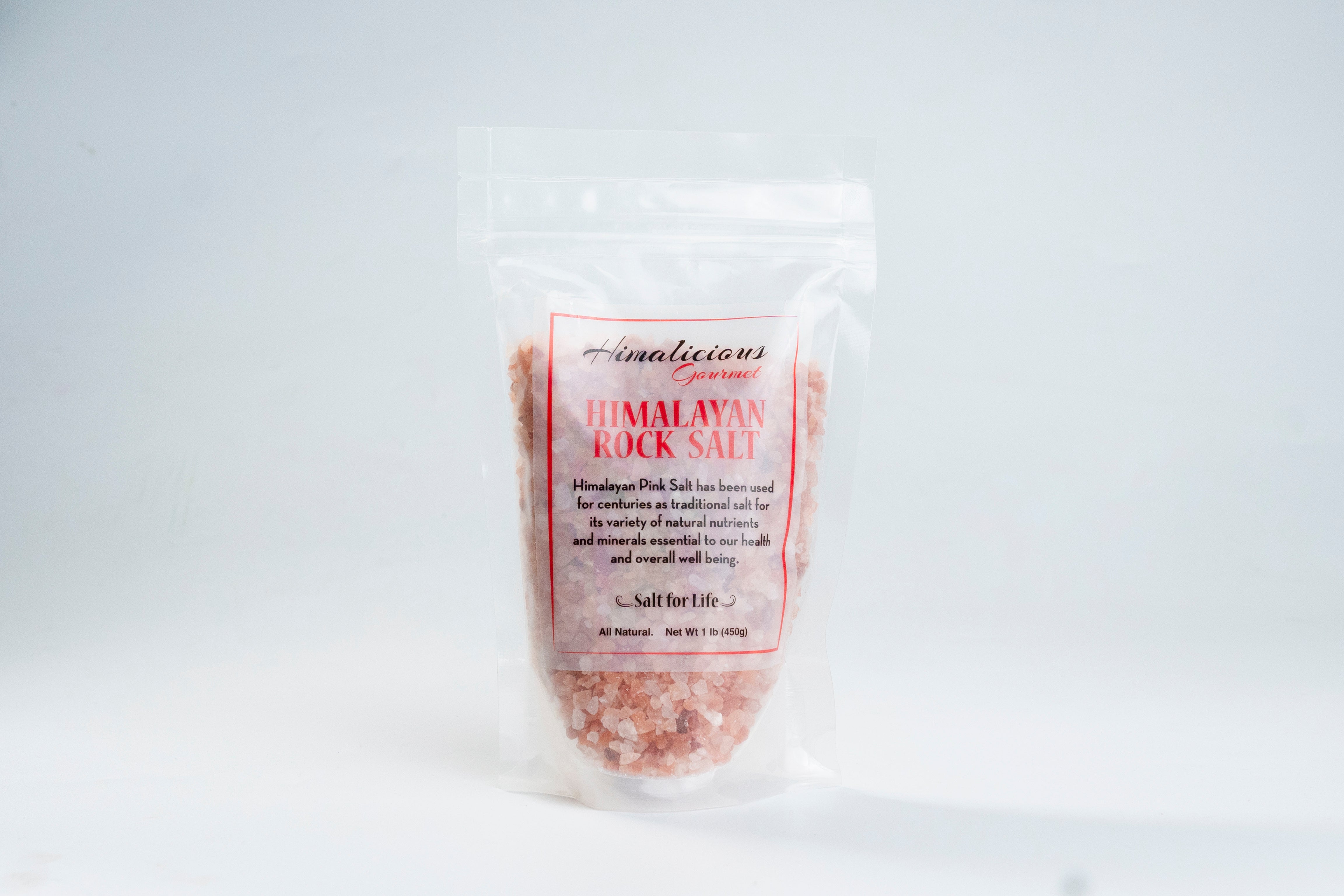 Pink Himalayan Salt Bulk, 1 lb. Coarse Grain