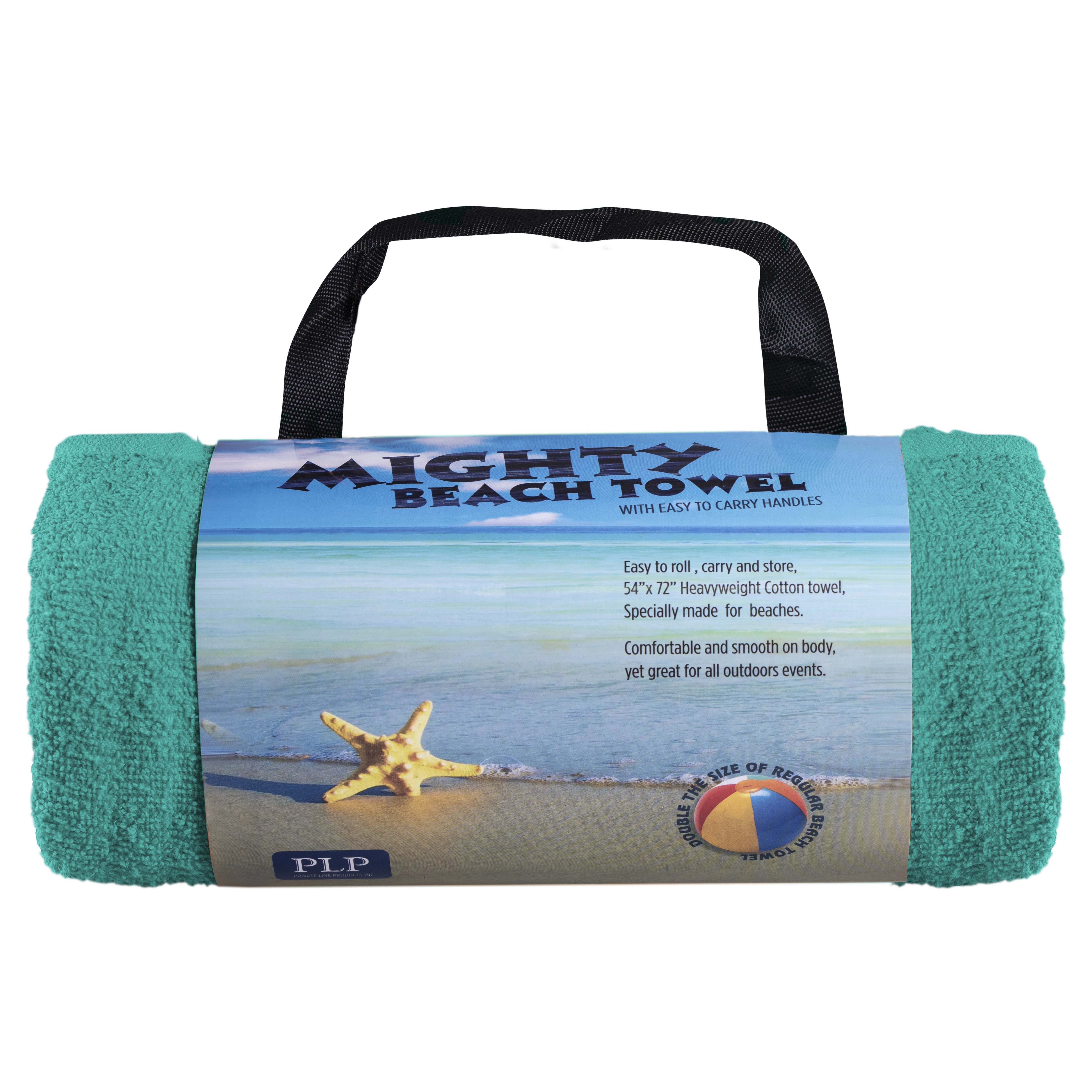 Mint Microfiber Beach Towel - Super Thick and Absorbent